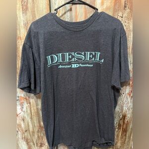 Mens Diesel American HD Powerhouse T Shirt XL Shirt Sleeve Hammer Down